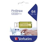 Verbatim USB-Stick 2.0 Pin Stripe Eucalyptus Green USB-Stick 64 GB 2.0 49964