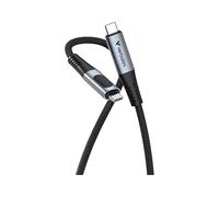 Verbatim Sync & Charge 240 W cavo di ricarica con display USB C PD 3.1, cavo USB C a USB C 120 cm, cavo di ricarica rapida per iPhone 17 Pro Max, iPhone 16 Pro Max, Samsung Galaxy S25, MacBook Air