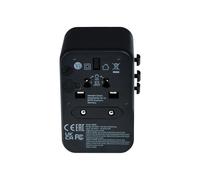 Verbatim Adattatore da viaggio universale UTA-04 6 in 1 PD 61W 3xUSB 2xType-C Nero