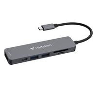 Verbatim USB-C Essentials Multi- Port Hub/card read. 32156 Corsa 5 Gbps 6-port