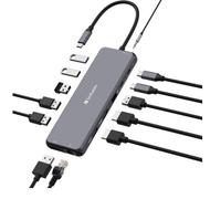 Verbatim CMH-13 USB tipo-C 10000 Mbit/s Argento