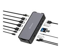 VERBATIM 32171 - Docking station, USB-C, 15 porte