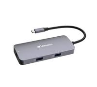Verbatim USB-C Pro Multiport Hub 5 in 1, Multiport Adattatore USB-C a HDMI, RJ45