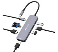 Verbatim CMH-08 USB tipo-C 5000 Mbit/s Argento
