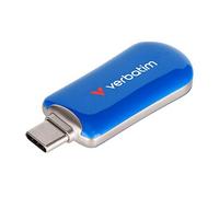 Verbatim USB flash disk, USB C, 64GB, Plectra, modrý, 30232, USB C