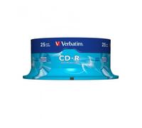 Verbatim VERBATIM 25 CD-R EXTRA PROTECTION 700MB 80 MIN 52X AZO CAKE BOX