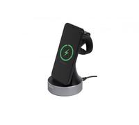 Verbatim Caricabatterie wireless Qi WCS-01 49555 2 in 1 MFi Alluminio per smartphone e Apple Watch