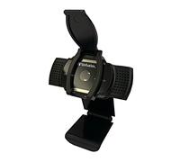 Verbatim Webcam con microfono, fotocamera esterna per computer o laptop con messa a fuoco automatica Full HD 1080p, per chiamate video in home office o come streaming cam
