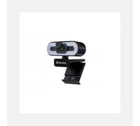 VERBATIM 49579 - Webcam incl Microfono, 1080p Full HD, messa a fuoco automatica,