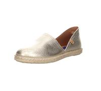 VERBENAS Espadrillas Carmen Nucleo Metal Oro