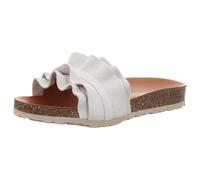 VERBENAS Rocio Serraje Volante Hielo - Pantofole Rocio, colore: grigio