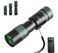 Verbessert 10-300x40 Monokular Teleskop Fernrohr für Erwachsene, Zoom Mit BAK4 und FMC Objektiven für Konzerte, Vogelbeobachtung, Sternbeobachtung