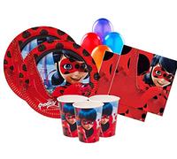 Verbetena Kit n 22 addobbi Festa Ladybug - prodigiosa - Miraculous Party