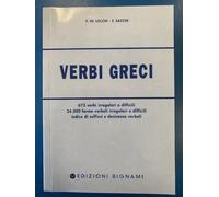 Verbi greci. Per il Liceo classico - De Vecchi Piero, Sacchi Franco