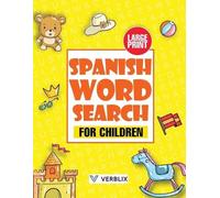 Verblix Spanish Word Search for Children (Tascabile)