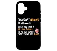 Verbo procrastibaking Milioni di cose ignorano Custodia per iPhone 16