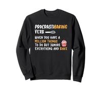 Verbo procrastibaking Milioni di Cose ignorano Felpa