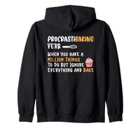 Verbo procrastibaking Milioni di Cose ignorano Felpa con Cappuccio