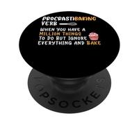 Verbo procrastibaking Milioni di cose ignorano PopSockets PopGrip Adesivo