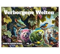 Verborgene Welten: Arkanum der mystischen Tierwesen (Wandkalender 2026 DIN A2 quer), CALVENDO Monatskalender: Entdecken Sie eine Welt voller phantastischer Kreaturen!