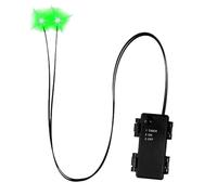 Verbpupl Occhi a LED per maschere, lapidi luminosi con timer, puntelli a scheletro a LED, decorazioni spaventose, per interni ed esterni