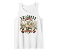 Vercelli Italia Risotto Capitale - Logo Mascotte Risotto Vintage Canotta