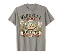 Vercelli Italia Risotto Capitale - Logo Mascotte Risotto Vintage Maglietta