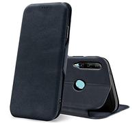 Verco Case per Huawei P Smart+ 2019 Custodia, Cover a Libro Pelle PU per Huawei P Smart Plus 2019 Custodia Premio Booklet Protettiva, Blu