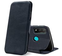 Verco Case per Huawei P Smart 2020 Custodia, Cover a Libro Pelle PU per Huawei P Smart 2020 Custodia Premio Booklet Protettiva, Blu