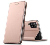 Verco case per Samsung Galaxy A42 5G Cover, Custodia a Libro Pelle PU per Samsung A42 5G Booklet Protettiva [magnetica integrata], Rosa