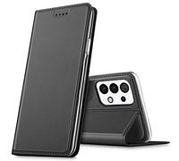 Verco case per Samsung Galaxy A52 Cover, Samsung A52 5G / A52s 5G Custodia a Libro Pelle PU per Samsung A52 Booklet Protettiva [magnetica integrata], Nero