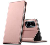 Verco case per Samsung Galaxy S20 Plus Cover, Custodia a Libro Pelle PU per Samsung Galaxy S20 Plus Booklet Protettiva [magnetica integrata], Rosa