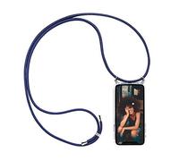 Verco Cover con Cordino compatibile con Huawei Mate 20 Lite, Laccio Case Custodia per Il Collo per Huawei Mate 20 Lite Astuccio silicone con Cinturino - Blu