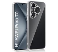 Verco Custodia per Huawei Pura 70 Case, Cover per Pura 70 Custodia Trasparente Sottile Trasparente Silicone Trasparente Trasparente