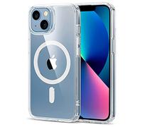Verco Custodia per iPhone 13 Custodia, Ibrido Case Compatibile con Magsafe Accessori per iPhone 13 Case Silicone Trasparente