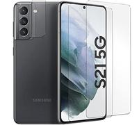 Verco Pellicola protettiva in vetro temperato per Samsung Galaxy S21, set risparmio 4 in 1, 2 pellicole protettive per display, 2 pellicole protettive per la fotocamera