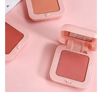 Verdant Touch Fard in polvere, fard in polvere, fard rosa naturale a lunga durata con pennello per donne, 02 Peachy