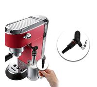 Verdant Touch Ugello per schiuma di latte, ugello vapore in acciaio inox per macchina da caffè con anello in silicone, adatto a Delonghi Dedica EC680/685, pezzo di ricambio per macchina da caffè