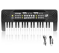 Verdantree Pianola Bambini 37 Tastiera Elettronica Musicale con Microfono, Pianola per Bambini Media Portatile Multifunzione, Music Giocattolo Educativo Regalo per 3 4 5 6 7 8 Ragazzi Ragazze