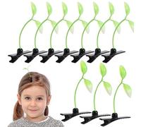 VERDANVERSE 10 Pezzi Clip per Capelli Germogli di Soia in Leggero e Pe Fermagli Divertenti e Versatili per Donne e Ragazze Accessori per Feste e Uso Quotidiano