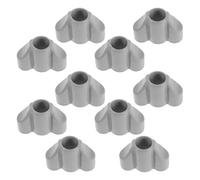 VERDANVERSE 10 Pz Connettori Plastica per Stampelle da Ascella, Connettore a T per Riparazione e Collegamento, Accessori Portatili per Stampelle da Casa