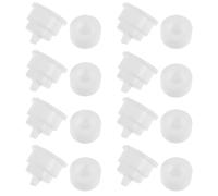 VERDANVERSE 10 X Pompa in Silicone per Dispenser di Dentifricio senza Contatto, Ugello di Perdite per Spremi Tubetto, Accessori di Ricambio per Dispenser Automatico da Bagno, Uso