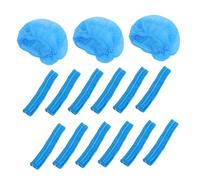 VERDANVERSE 100 Pezzi Copricapo usa e getta macchia cucina Maglia Caps netto Accessori portatile retine per in rete non tessuta cappucci per a rete tessuto non tessuto Blue