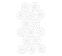 VERDANVERSE 15 pezzi piccola pressa per fermentazione in plastica durevole, rete a maglia fine per una pressione uniforme, adatta per barattoli di cetriolo, kimchi fermentazione, pesi e