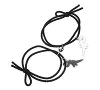 VERDANVERSE 1paio Bracciali Coordinati Per Ciondolo Dino Bracciale Stile Creativo Per Amici e Fidanzati Per Occasioni Speciali