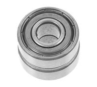 VERDANVERSE 2 Pezzi Accessori Per Sedie a Rotelle Cuscinetti Per Sedie a Rotelle Montaggio Del Carrello Piccoli Cuscinetti Delle Ruote Cuscinetti a Manicotto Cuscinetti Rotondi Acciaio Silver