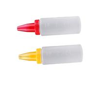 VERDANVERSE 2 pezzi Bottiglie per Decorazione Torte in Alimentare Siringa per per Dolci Biscotti e Cupcake Colori Casuali Colore Casuale Colore Casuale