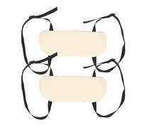 VERDANVERSE 2 Pezzi Bracciolo Sospeso per Lettino da Massaggio in Spugna Morbida Bianco, Supporto Regolabile per Bracciolo Massaggiante, Accessorio per Salone e Spa, Facile da