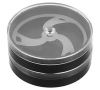 VERDANVERSE 2 Pezzi Custodia per Orologi da Viaggio 2 Pezzi Nera 51 MM X 12 MM Protezione Antipolvere e Antiurto, Contenitore Portatile Scomparti per Parti e Accessori Orologi, Organizer