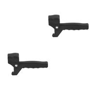 VERDANVERSE 2 Pezzi Maniglia Elettrica Delle Stampelle Dovere Soltanto Dispositivi A Piedi Trekking Suggerimenti Chiavistello Regolabile Aiuto Palo Animale Domestico Con Plastica Black